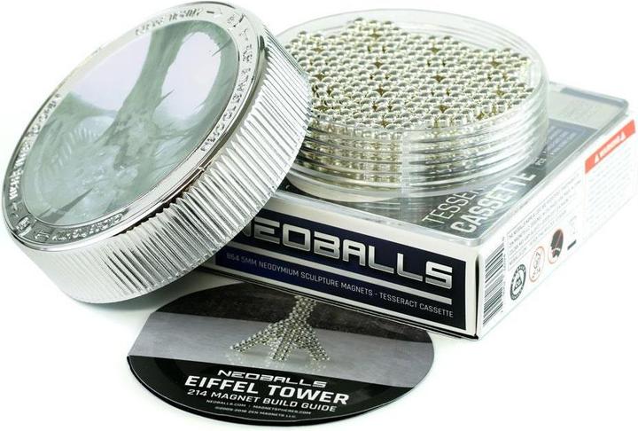 Neoballs Magnetkugeln Silber - Cassette Tesseract