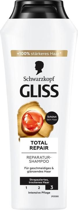 Actual product image Gliss Total Repair Shampoo (250 ml, Liquid shampoo)