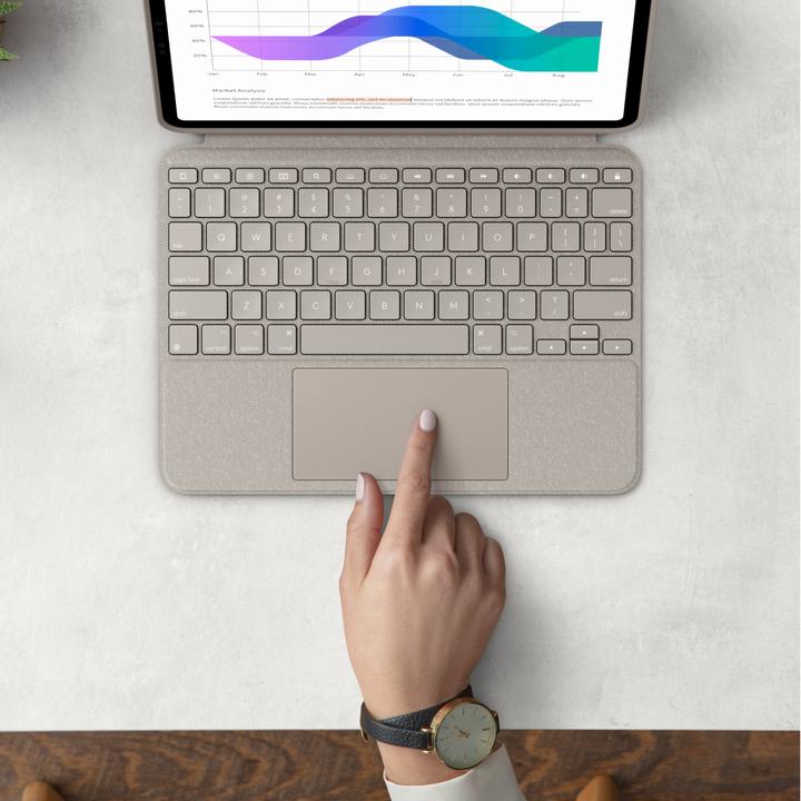 Produktbild Logitech Combo Touch (CH, iPad Pro 11 2020 (2. Gen), iPad Pro 11 2022 (4. Gen), iPad Pro 11 2018 (1. Gen), iPad Pro 11 2021 (3. Gen))