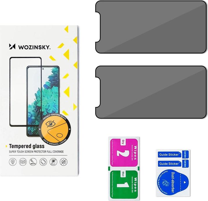 Immagine prodotto Wozinsky Privacy Glass Sichtschutz-Panzerglas für Xiaomi 15, 2er-Pack (2 Pezzo/i, Xiaomi 15)