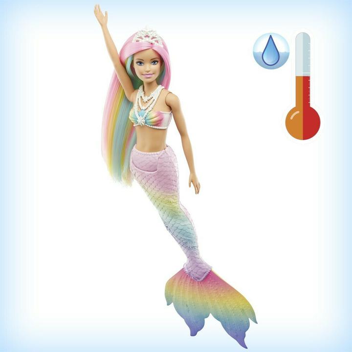 Image du produit Barbie Dreamtopia Magie Arc-en-ciel - Poupée sirène 1