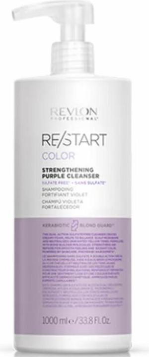Actual product image Revlon Professional restart purple cleanser (1000 ml, Liquid shampoo)