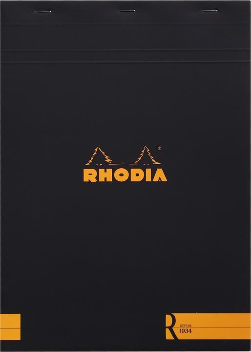 Produktbild Rhodia Blöcke geheftet 90g Basics (A4, Liniert, Weicher Einband)