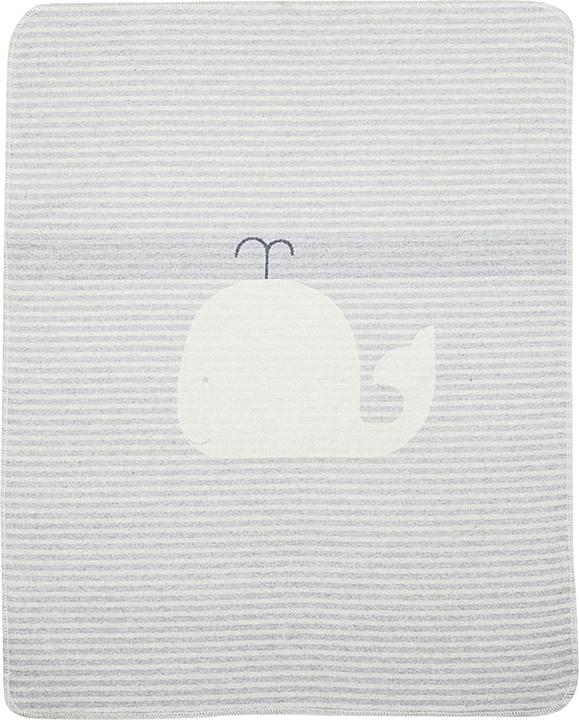 Actual product image David Fussenegger Baby blanket 'Whale (70 x 90 cm)