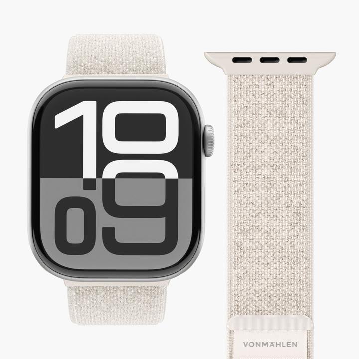 Image du produit Vonmählen Bracelet Sport 2 pour Apple Watch 38 40 41 mm beige (Nylon)