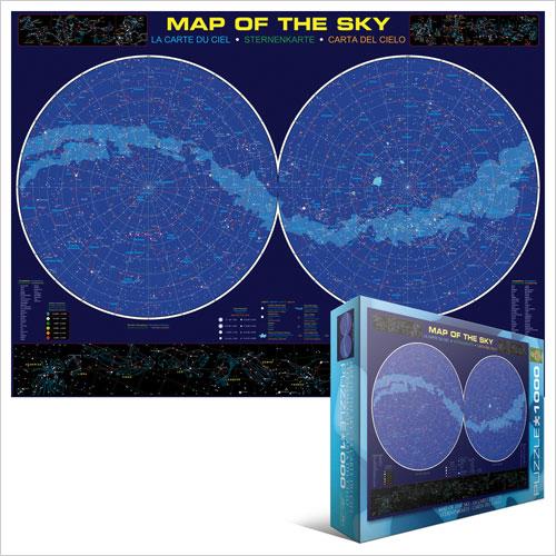 Image du produit Eurographics Carte du ciel 1000 pièces (1000 pièces)