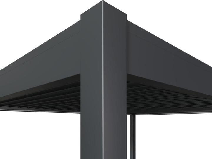 Immagine prodotto Weide Pergola elettrica 3x4m antracite con LED (400 cm, 300 cm)