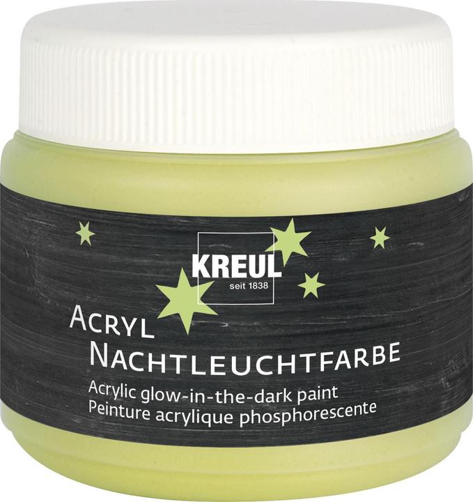 Produktbild Kreul Nachtleuchtfarbe (Yellow, 150 ml)