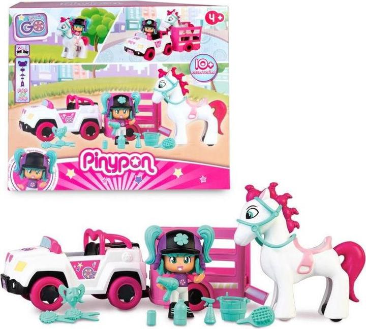 Productafbeelding Pinypon PNY25000 - Let's Go!- Auto met rand en cavallo