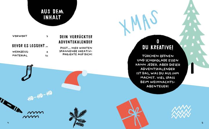Produktbild Mein verrückter Adventskalender - Das Mitmachbuch