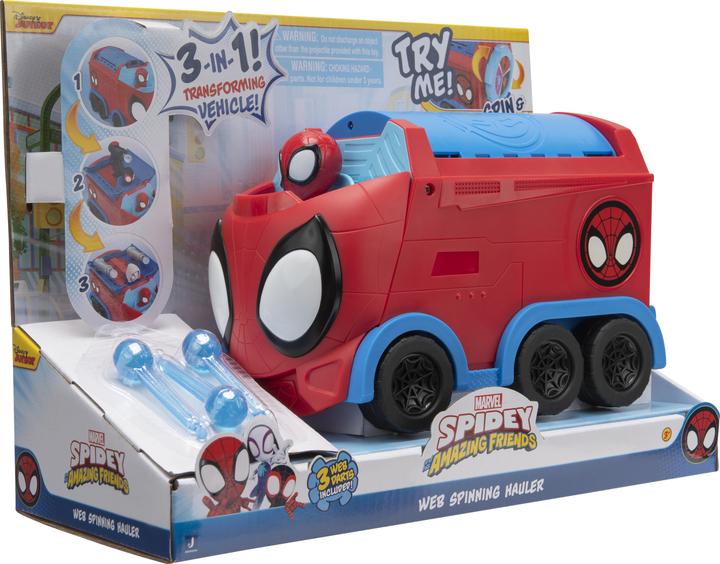 Immagine prodotto Jazwares Camion rotante con ragnatela di Spidey