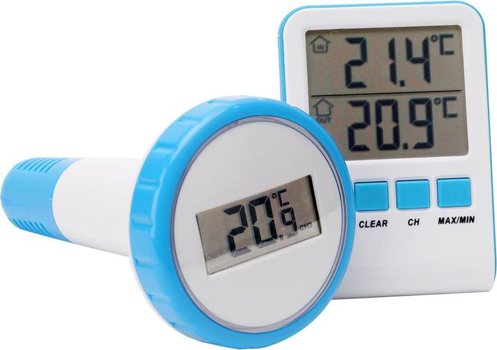 Produktbild Casativo Digitales Teich- und Poolthermometer mit LCD-Display, IPX8