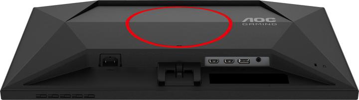 Actual product image AOC 4SRE Fast IPS Monitor,,, 2x HDMI, DisplayPort (1920 x 1080 pixels, 24.50")