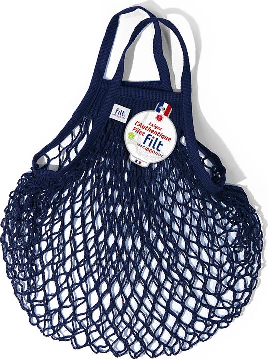 Filt - Einkaufsnetz mit kurzen Henkel navy blue
