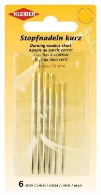 Actual product image Kleiber Darning needle set, short, 6-piece