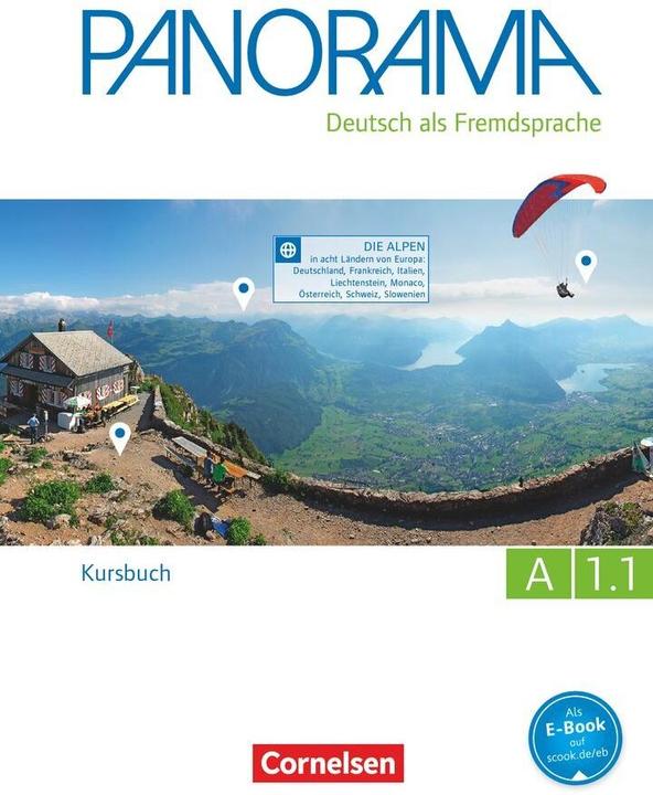 Actual product image Panorama A1.1. Kursbuch (German, Verenaua, Andrea/Winzer-Kiontke, Dark, Britta/Paar-Grünbichler, 2015)