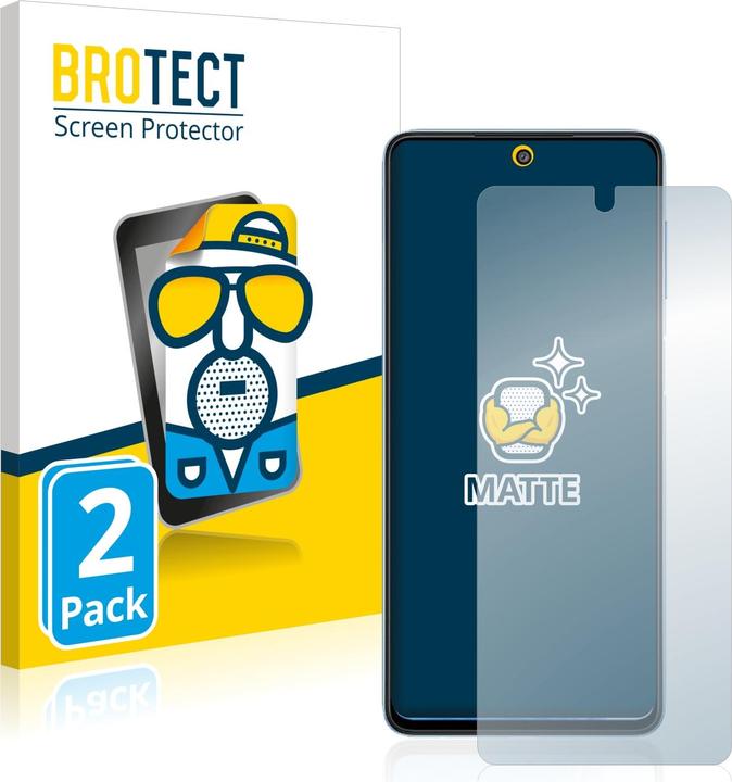 Actual product image BROTECT Anti-glare screen protector matt (2 Piece, Samsung Galaxy M52 5G)