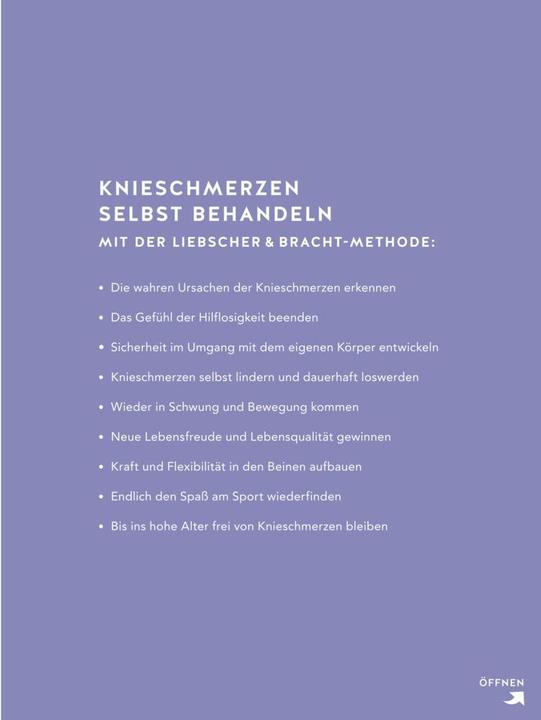 Produktbild Knie - Meniskusschmerzen selbst behandeln (Deutsch, Roland Liebscher-Bracht, 2020)