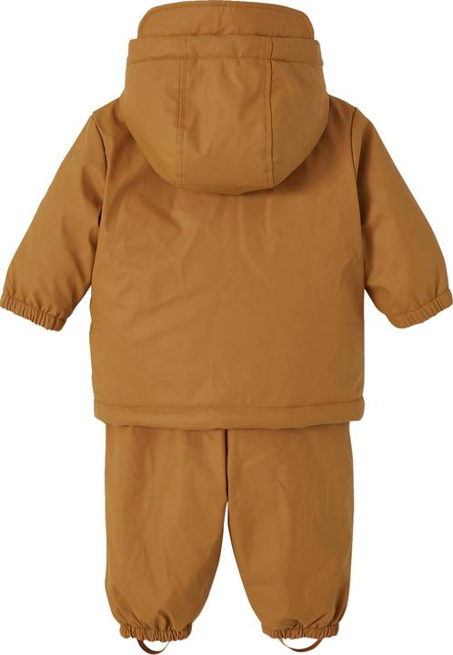 Actual product image Vertbaudet Baby set: thermal rain jacket with faux fur and mud trousers, recycled polyester (68)