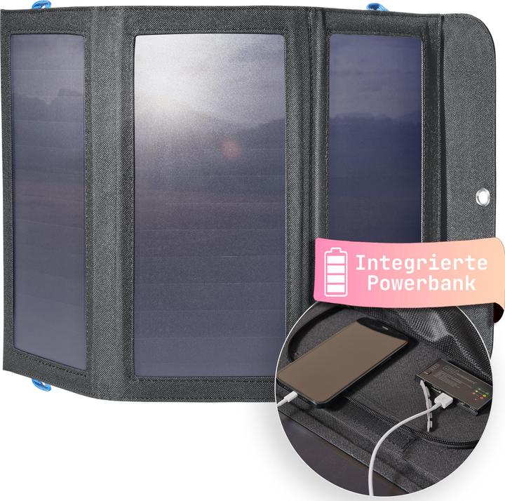 Produktbild Roboparts Solar-USB-Ladegerät (21 W)