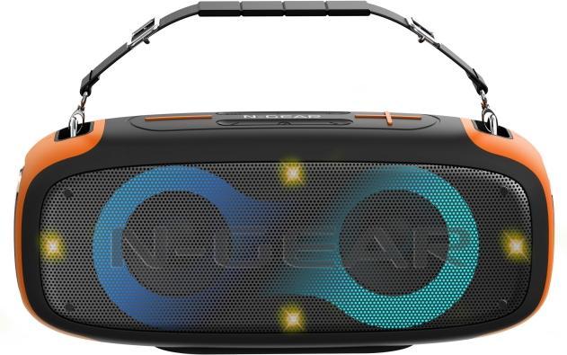 N-Gear Blazooka 830 - Draagbare Bluetooth Speaker - Karaoke Set - Met Microfoon & Verlichting - IPX5 Waterd (6 h)