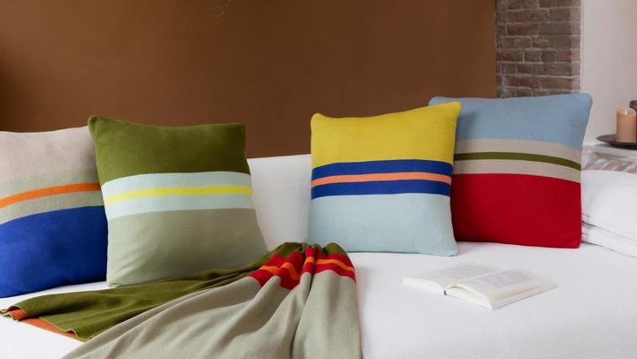 Actual product image Remember Knitted cotton blanket Basil (180 x 130 cm)