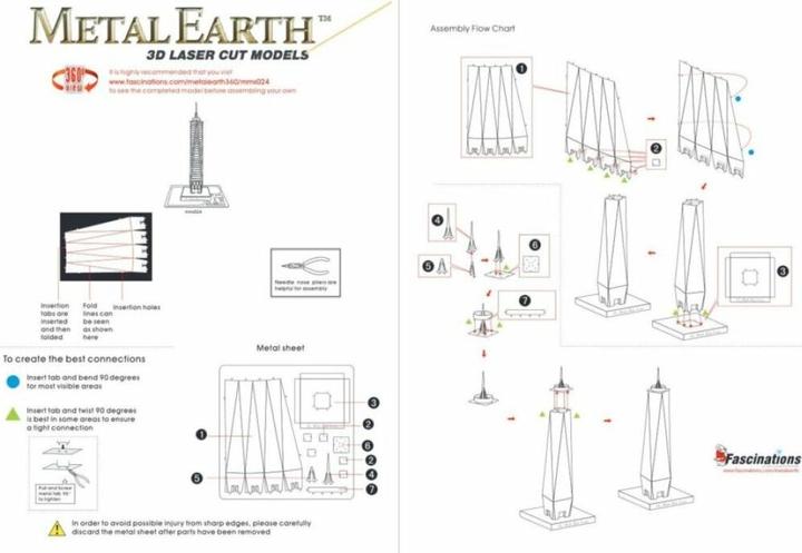 Produktbild Metal Earth One World Trade Center (1 Teile)