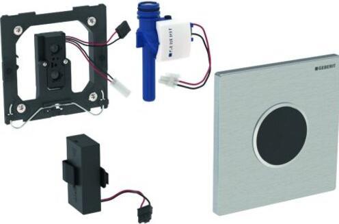Produktbild Geberit Urinalsteuerung HyTronic Sigma 10 berhrungslos Infrarot Batteriebetrieb wei/gold 116.035.