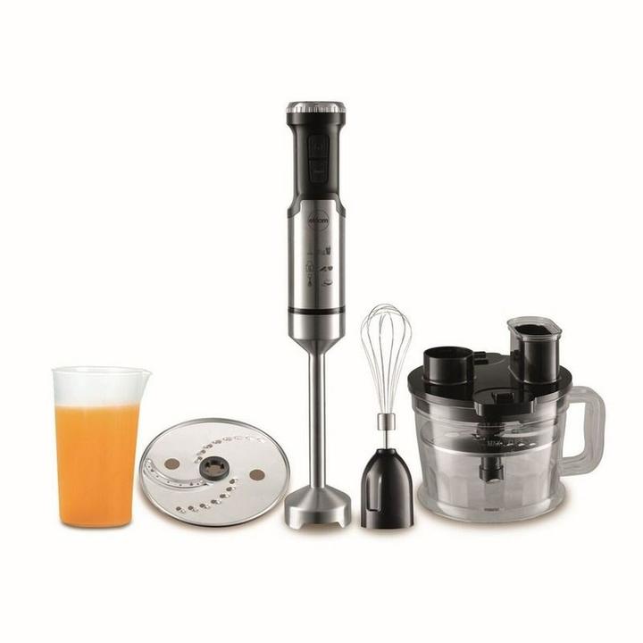 Immagine prodotto Eldom Frullatore multifunzione MOX Potenza 1000 W Punta in metallo Capacità 1 25 l Frusta di schiuma (Spina UE)