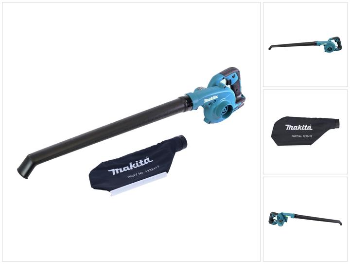 Makita DUB 186 Z Akku Gebläse Laubbläser 18 V + Fangsack - ohne Akku, ohne Ladegerät (Rechargeable battery operated, Leaf blower)