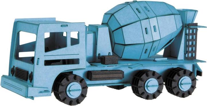 Actual product image Fridolin 3-D paper model "Concrete mixer lorry"