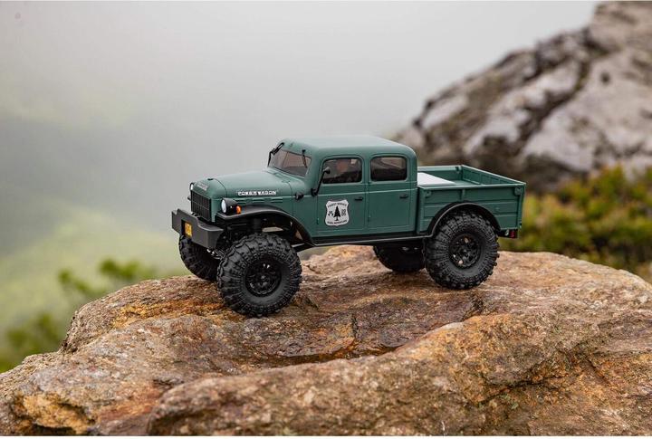 Actual product image Axial Scale Crawler SCX24 Dodge Power Wagon Green, 1:24, RTR (RTR Ready-to-Run)