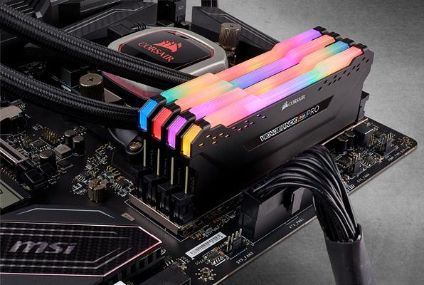 Produktbild Corsair Vengeance RGB Pro (4 x 8GB, 4000 MHz, DDR4-RAM, DIMM)