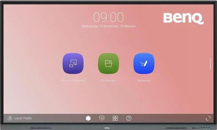 Actual product image BenQ RE6503 WITH IR 40 POINT TOUCH (3840 x 2160 Pixels, 65")