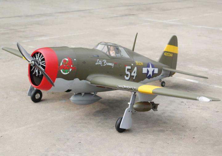 Immagine prodotto Seagull Models SG-Models ) P-47D Little Bunny MK-II 10ccm 55" con carrello di atterraggio retrattile elettrico (Merlo)