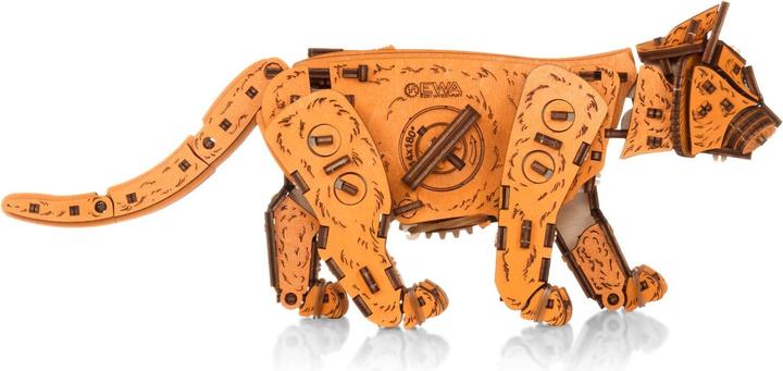 Produktbild Eco Wood Art 3D Holz Modellbausatz - Kätzchen (Rötlich)