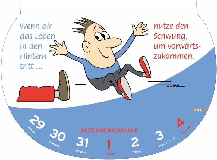 Produktbild Heye Bildkalender Dumme Sprüche (Harter Einband, Deutsch)
