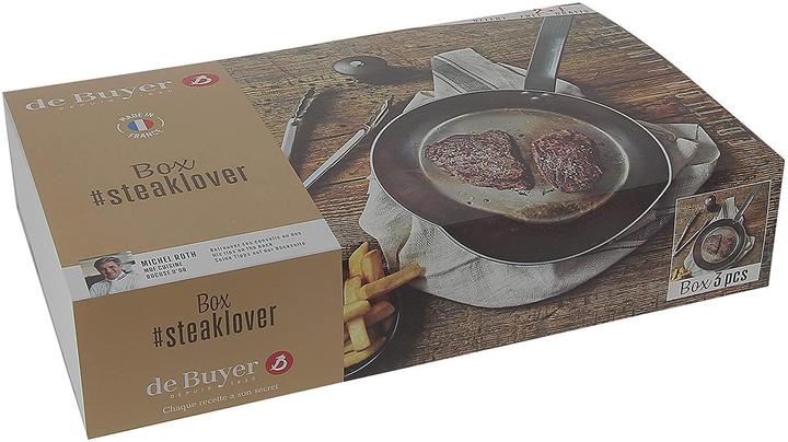 Produktbild de Buyer Box Teaklover Mineral B 26+Zange+Mühle (26 cm, Bratpfanne, Stahl)