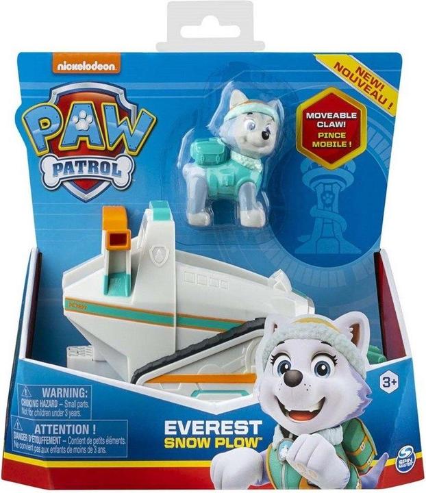 Image du produit Spin Master PAW Patrol, Everest's Snow Plow, Toy Car with Collectible Action Figure, Sustainably Minded Kids Toy