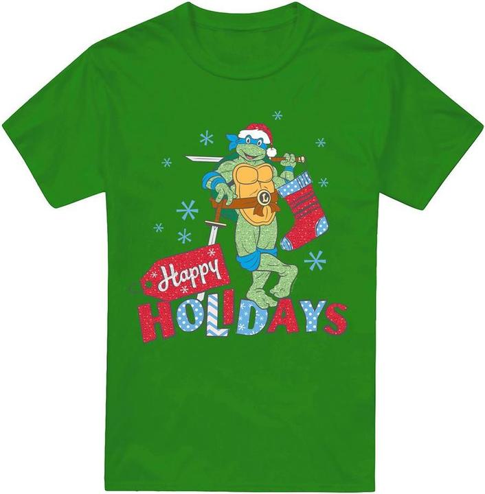 Teenage Mutant NT Happy Holiday TShirt weihnachtliches Design
