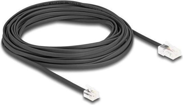 Produktbild Delock Telefonkabel RJ45 Stecker zu RJ11 Stecker schwarz 10 m
