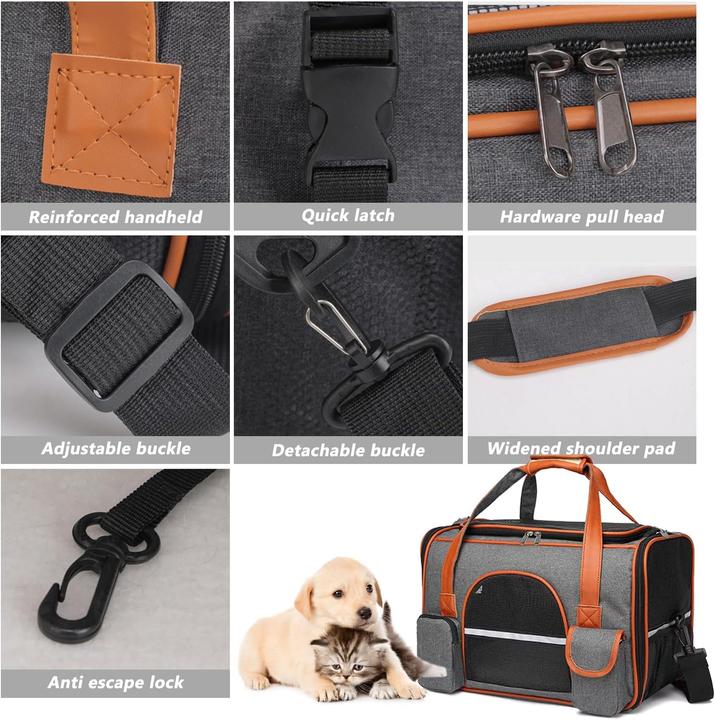 Image du produit Sitayakuma Transporttasche für Katzen/Hunde (Chat, Chien, Pliable, Respirant)