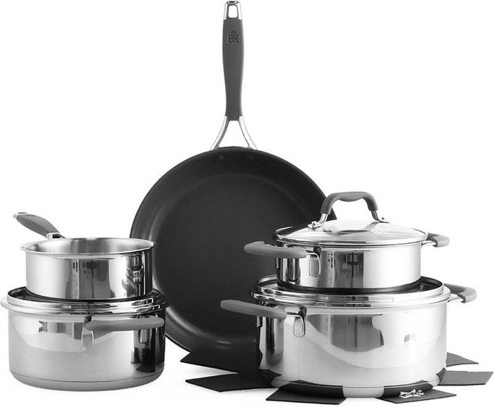 Actual product image BK Control 5-delige pannenset - rvs - inductie - anti-aanbak - PFAS-vrij (Pan set + pot set, Ceramic)
