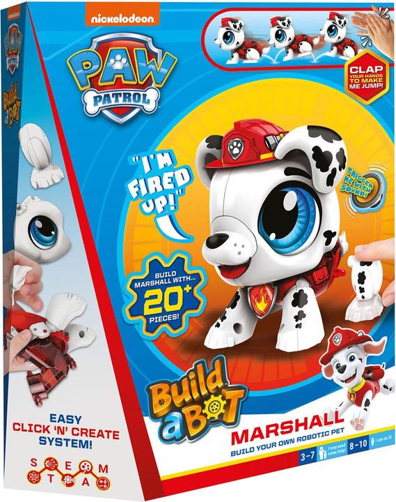 Actual product image Goliath Toys Build a Bot Paw Patrol Marshall