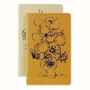Image du produit Moleskine Cahier - Van Gogh, Large/A5, Lot de 2, réglés, couverture cartonnée (A5, À rayures, Couverture souple)