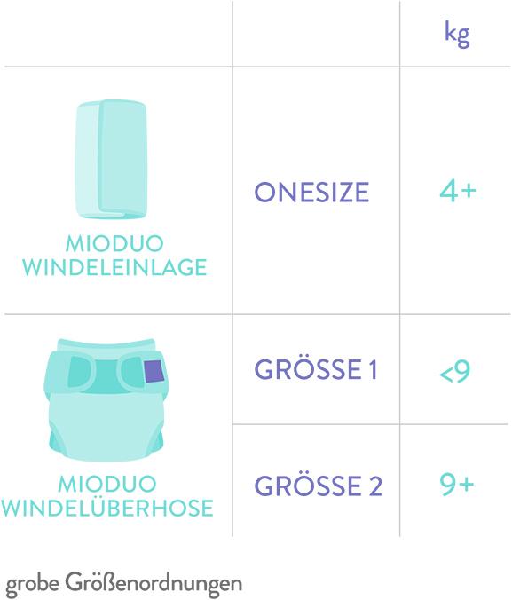 Actual product image Bambino Mio Mioduo All-in-Two (Size 1)