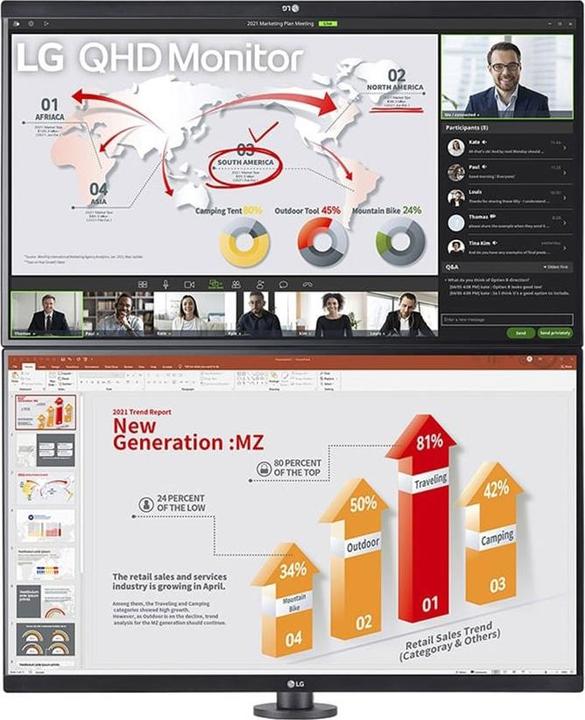 Produktbild LG 27QP88DP-BS (2560 x 1440 Pixel, 27")