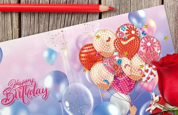 Produktbild Mona Lisa Touch Diamond Painting Set Karten 8 Stück