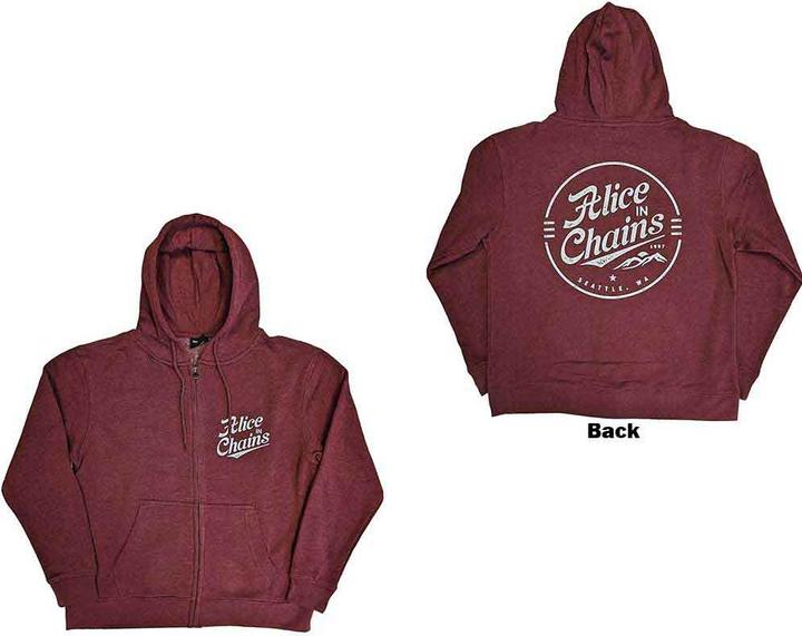 Produktbild Alice In Chains Circle Emblem (Zipper-Hoodie) (M)
