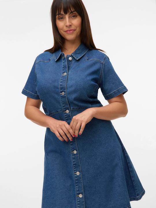 Image du produit Vero Moda VMCAMANDA Kurzes Kleid Jeanskleid (46)